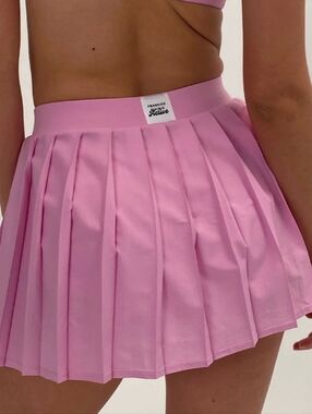 Frankies Bikini Large Skirt Windy Tennis Skirt Bsby Pink
